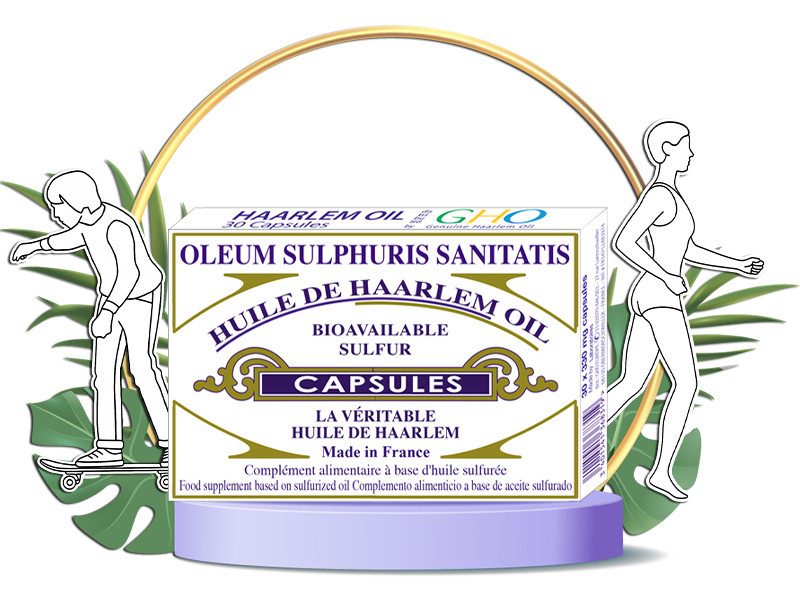 Haarlem oil – 30 Capsules Box – Bio-available Sulfur